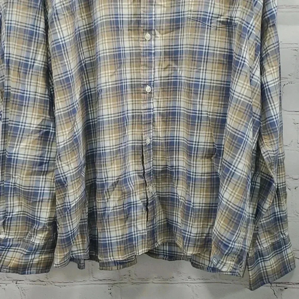 Peter Millar Crown Shirt Plaid Mount Pearl Men's Size XXL - Picture 5 of 12